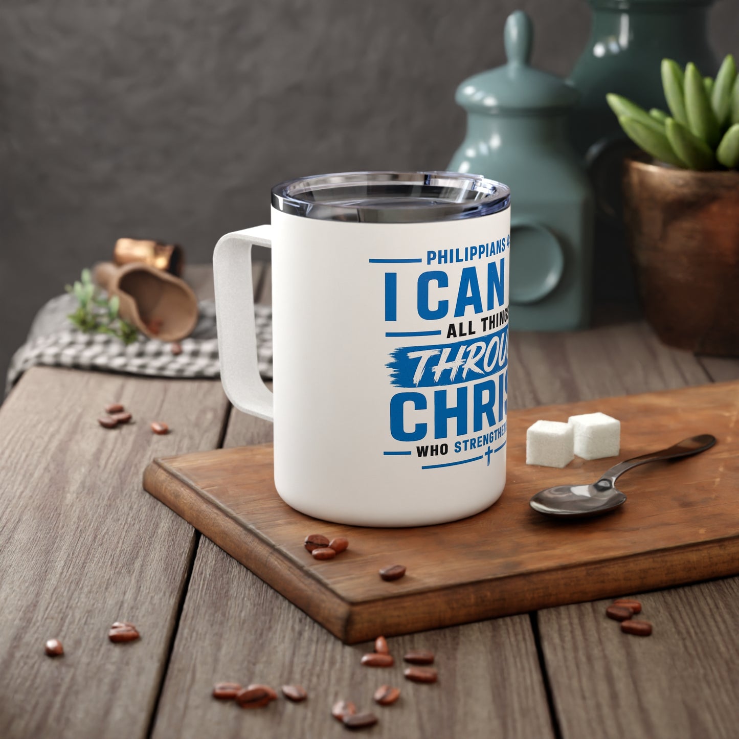 Insulated Coffee Mug, 10oz